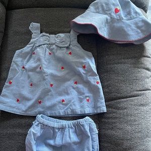 Janie and Jack dress and hat